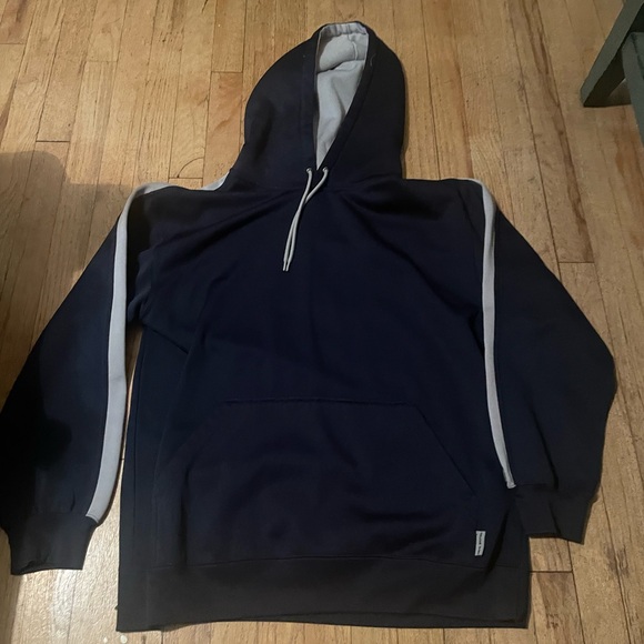 Anchor Blue Dark Hoodie with Light Accents - Picture 1 of 5